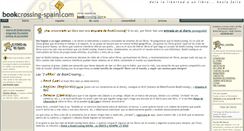 Desktop Screenshot of bookcrossing-spain.com
