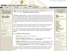 Tablet Screenshot of bookcrossing-spain.com