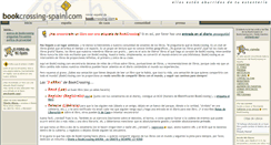 Desktop Screenshot of bookcrossing-spain.org
